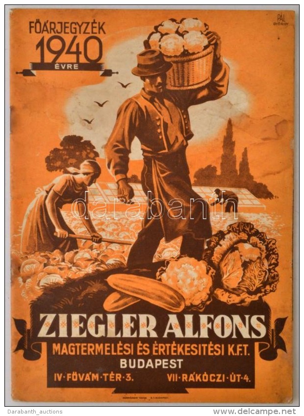 1940 Zeiegler Alfons Magtermel&eacute;si &eacute;s &eacute;rt&eacute;kes&iacute;t&eacute;si Kft K&eacute;pes... - Zonder Classificatie