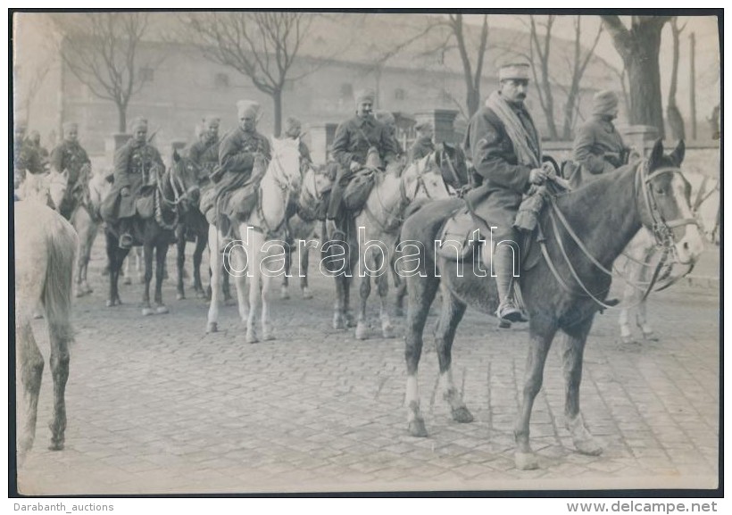 1919 Francia Megsz&aacute;ll&oacute; Katon&aacute;k Angyalf&ouml;ld&ouml;n (Bp., XIII.) / 1919 French Occupying... - Other & Unclassified