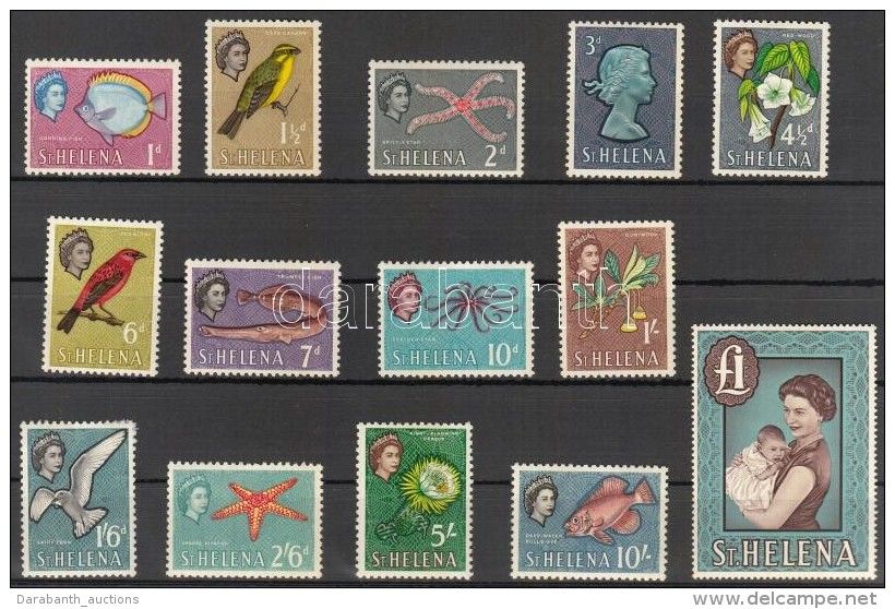 ** 1961 Forgalmi Sor / Definitive Set Mi 146-159 (155 Betapadt / Gum Disturbance) - Autres & Non Classés