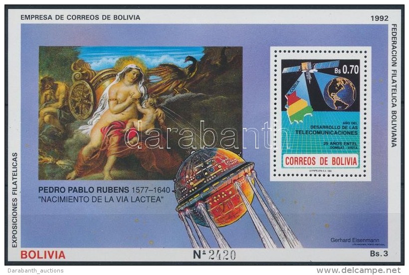 ** 1992 Rubens Festm&eacute;ny, Å±rszonda Blokk Mi 197 - Other & Unclassified