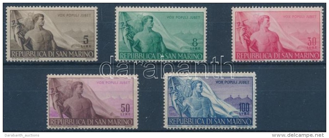 ** 1948 A Munka Napja Sor Mi 397-401 - Autres & Non Classés