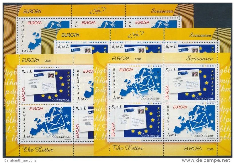 ** 2008 Euroa CEPT, A Lev&eacute;l Kis&iacute;v Sor Mi 6294-6295 + Blokk 425-426 - Other & Unclassified