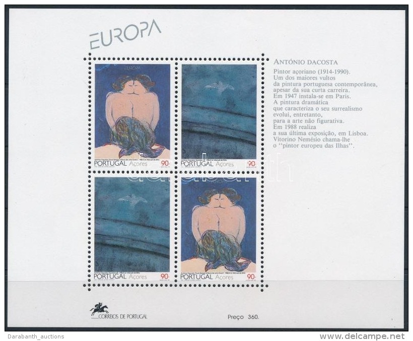 ** 1993 Europa CEPT: T&ouml;rt&eacute;nelmi &eacute;p&uuml;letek Blokk Mi 13 - Andere & Zonder Classificatie