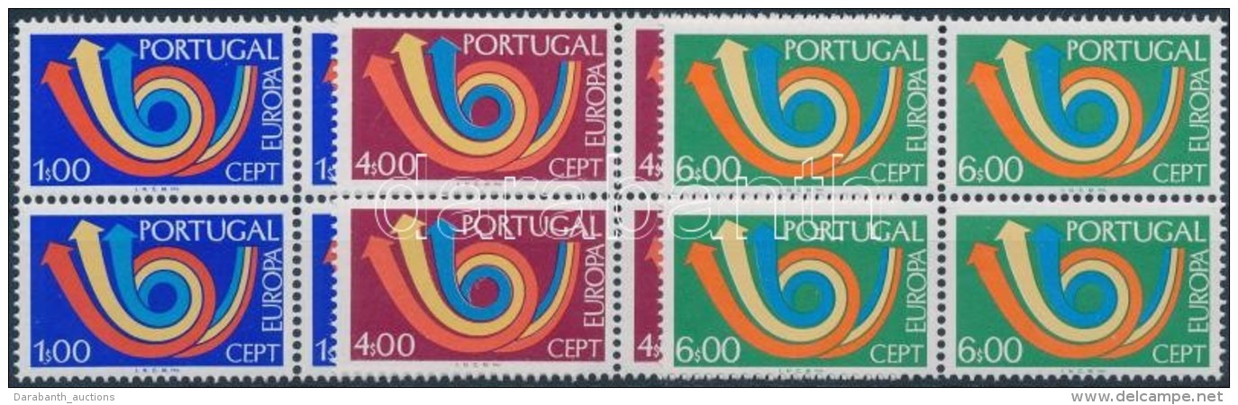 ** 1973 Europa CEPT Sor 4-es T&ouml;mb&ouml;kben Mi 1199-1201 - Andere & Zonder Classificatie