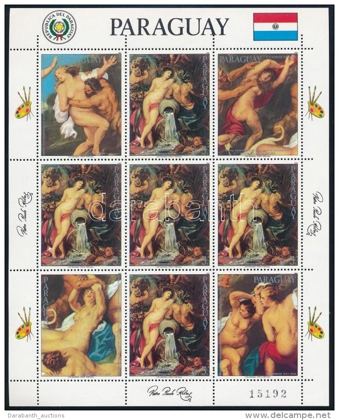 ** 1985 Rubens Festm&eacute;nyek Kis&iacute;v Mi 3922 - Altri & Non Classificati