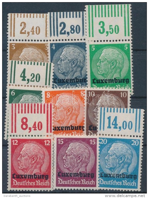 ** Luxemburg 1940-1941 3 Sor Mi 1-41 - Andere & Zonder Classificatie