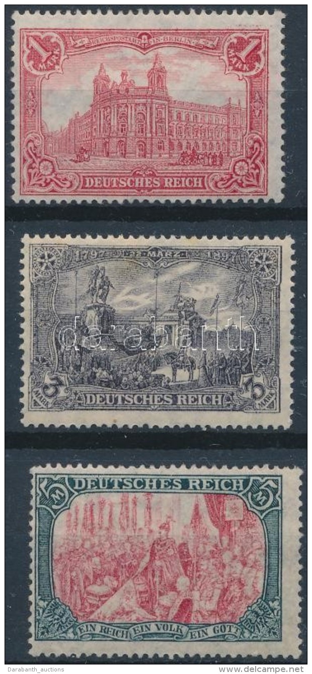 ** 1915-1918 Forgalmi Sor 3 &eacute;rt&eacute;ke Mi 94, 96-97 B II - Autres & Non Classés