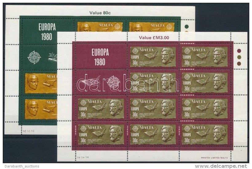 ** 1980 Europa CEPT Kis&iacute;v Sor Mi 615-616 - Andere & Zonder Classificatie