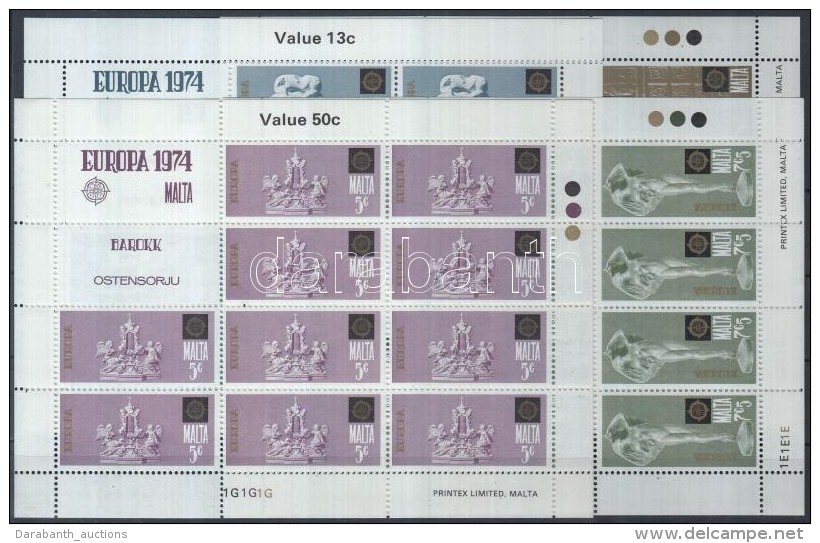 ** 1974 Europa CEPT Kis&iacute;vsor Mi 493-496 - Other & Unclassified