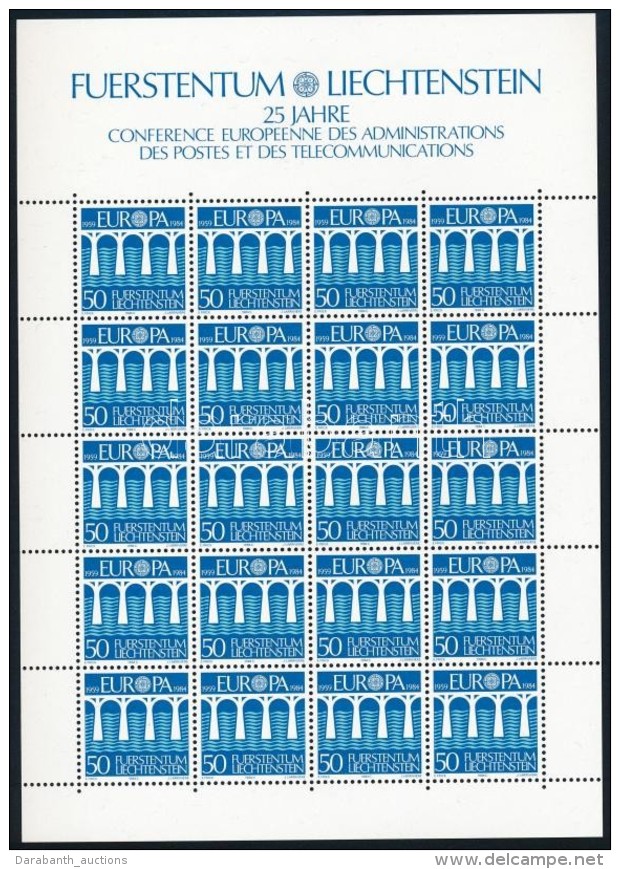 ** 1984 Europa CEPT: Konferancia Kis&iacute;v Sor Mi 837-838 - Sonstige & Ohne Zuordnung