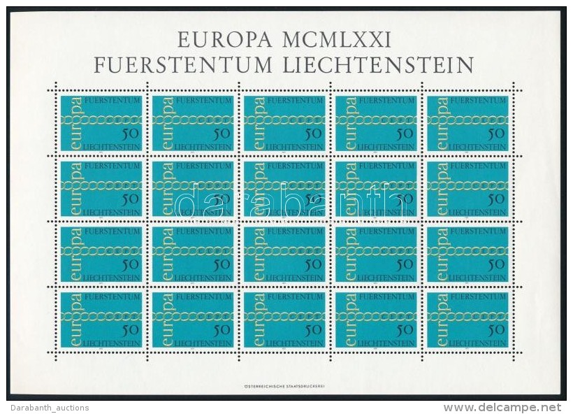 ** 1971 Europa CEPT Kis&iacute;v Mi 545 - Andere & Zonder Classificatie