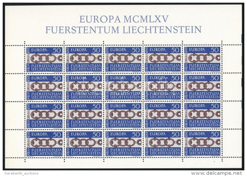 ** 1965 Europa CEPT Kis&iacute;v Mi 454 - Autres & Non Classés