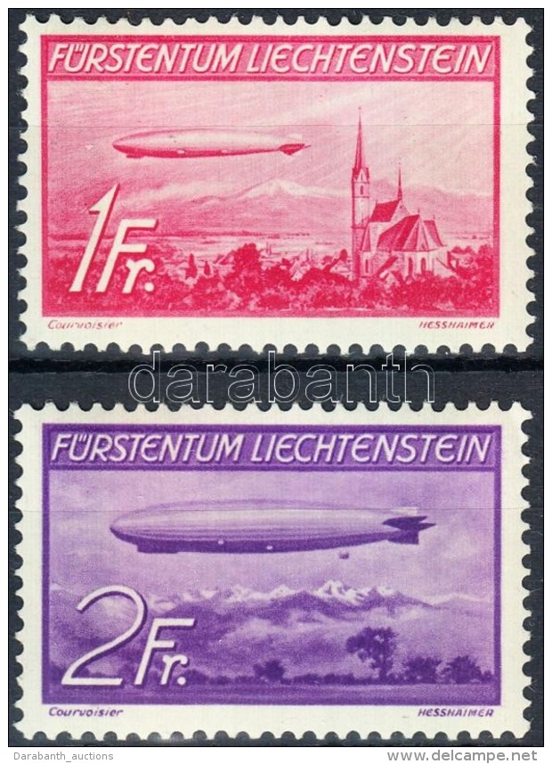 * 1936 Zeppelin Sor Mi 149-150 - Autres & Non Classés