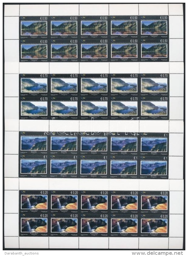 ** 2010 Nemzeti Parkok Kis&iacute;v Sor  Mi: 163-166 - Andere & Zonder Classificatie