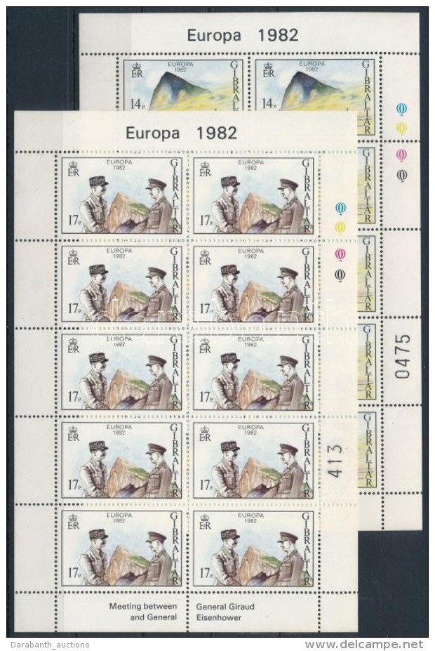 ** 1982 Europa CEPT: T&ouml;rt&eacute;nelmi Esem&eacute;nyek Kis&iacute;v Sor Mi 451-452 - Other & Unclassified