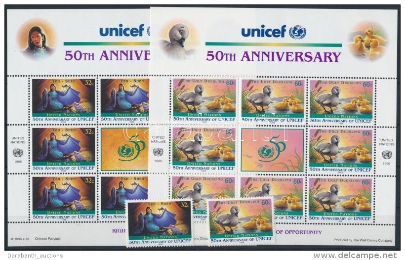 ** 1996 UNICEF Sor + Kis&iacute;vsor Mi 720-721 - Andere & Zonder Classificatie