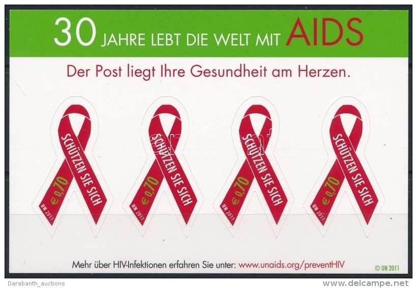 ** 2011 AIDS Elleni Kamp&aacute;ny F&oacute;lia&iacute;v Mi 729 - Autres & Non Classés