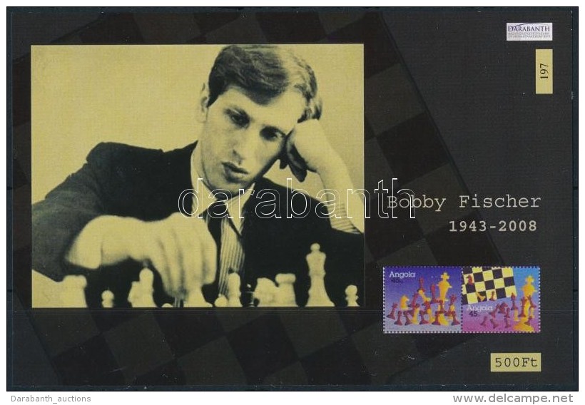 ** 2008 Bobby Fischer 1943-2008 Eml&eacute;k&iacute;v - Autres & Non Classés