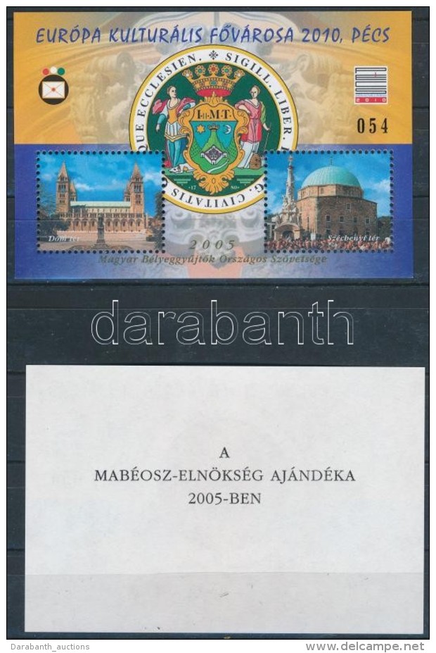 ** 2005 P&eacute;cs Eml&eacute;k&iacute;v P&aacute;r ,,A MAB&Eacute;OSZ Eln&ouml;ks&eacute;g... - Autres & Non Classés