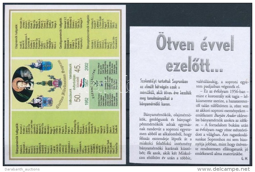 2002 B&aacute;nyam&eacute;rn&ouml;k Tal&aacute;lkoz&oacute; - Sopron - Andere & Zonder Classificatie