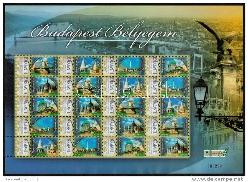 ** 2007 Budapest B&eacute;lyegem Megszem&eacute;lyes&iacute;tett Teljes &iacute;v (Darabanth) (9.000) - Autres & Non Classés