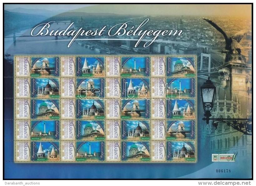 ** 2007 Budapest B&eacute;lyegem Megszem&eacute;lyes&iacute;tett Teljes &iacute;v (Darabanth) (9.000) - Autres & Non Classés