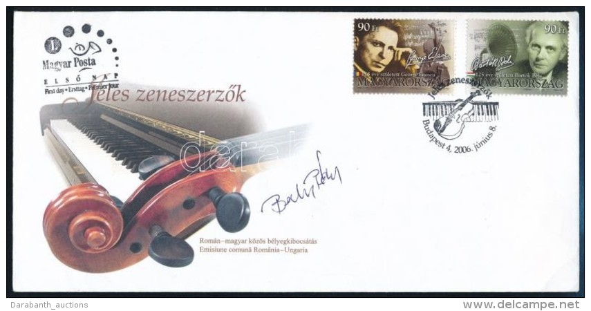 2006 Jeles ZeneszerzÅ‘k FDC A TervezÅ‘ Berky P&eacute;ter Al&aacute;&iacute;r&aacute;s&aacute;val - Autres & Non Classés