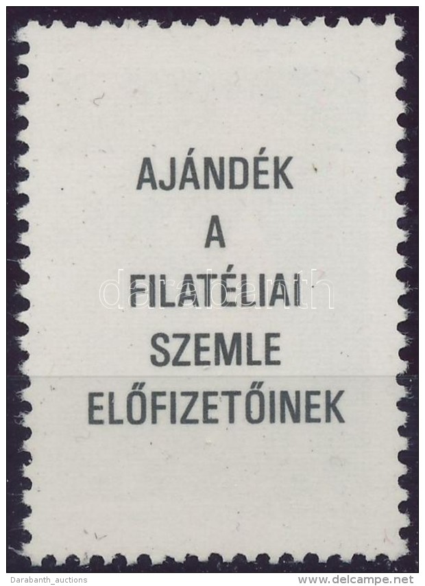 ** 1988 Kar&aacute;csony B&eacute;lyeg ,,Aj&aacute;nd&eacute;k A Filat&eacute;liai Szemle ElÅ‘fizetÅ‘inek - Autres & Non Classés