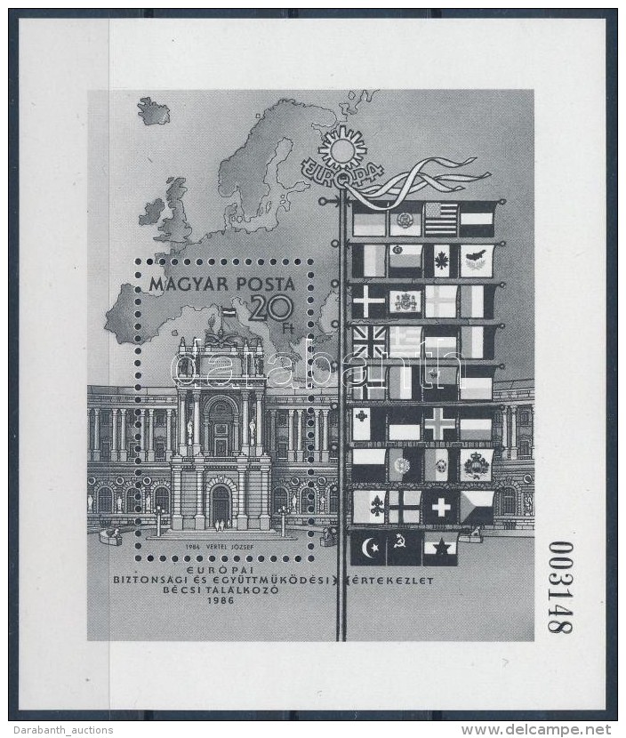 ** 1986 Eur&oacute;pai Biztons&aacute;gi &eacute;s Egy&uuml;ttmÅ±k&ouml;d&eacute;si &Eacute;rtekezlet  -... - Andere & Zonder Classificatie