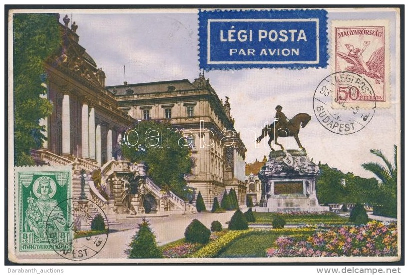 1930 TCV L&eacute;gi K&eacute;peslap Belgiumba, TCV Airmail Postcard To Belgium - Andere & Zonder Classificatie