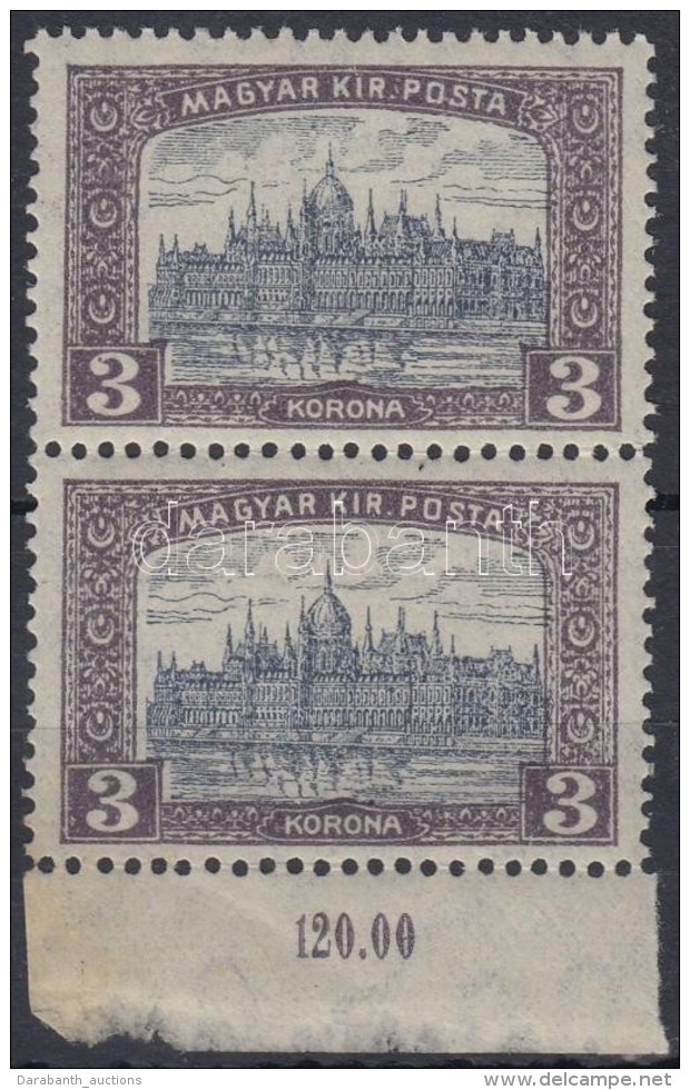 ** 1916 Parlament 3K P&aacute;r Eltol&oacute;dott K&ouml;z&eacute;pr&eacute;sszel - Andere & Zonder Classificatie