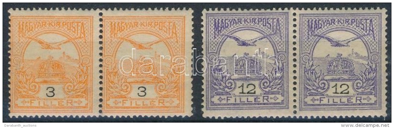 ** 1909 3f P&aacute;r ,,4' V&iacute;zjel&aacute;ll&aacute;s, 12f P&aacute;r ,,3' V&iacute;zjel&aacute;ll&aacute;s - Autres & Non Classés