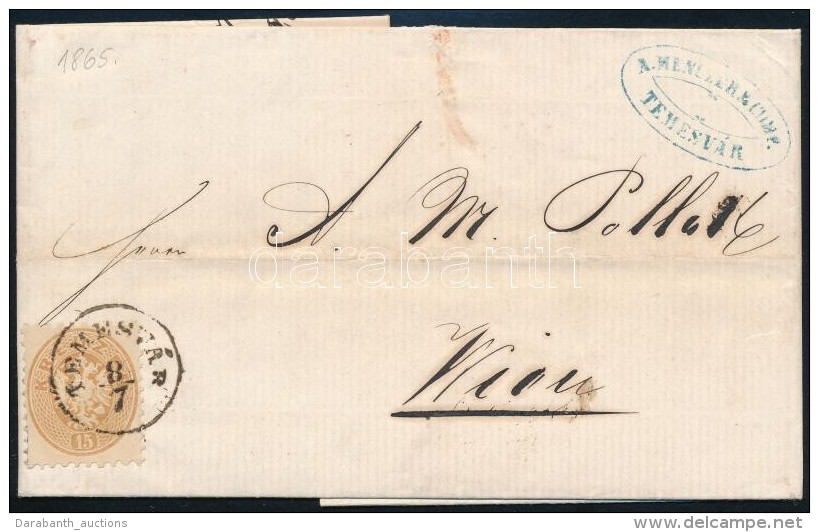 1865 15kr Levelen 'TEMESV&Aacute;R' - Wien - Other & Unclassified