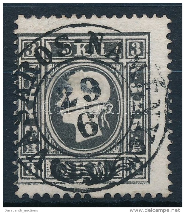 O 1858 3kr I Fekete 'V&Aacute;S&Aacute;ROS-NAMENY' Certificate: Steiner - Altri & Non Classificati