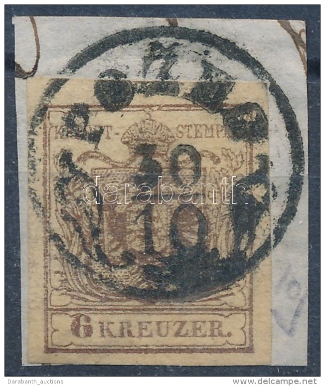 1854 6kr 'POZEG' - Andere & Zonder Classificatie