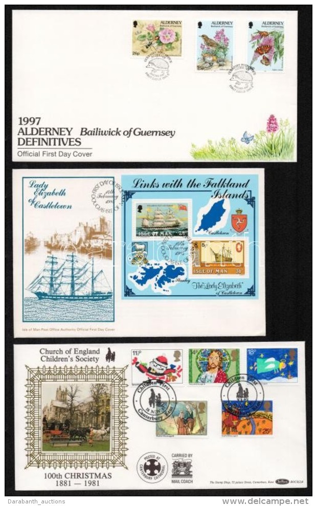 Anglia &eacute;s Ter&uuml;letei 1981 + 1997 3 Klf FDC - Autres & Non Classés