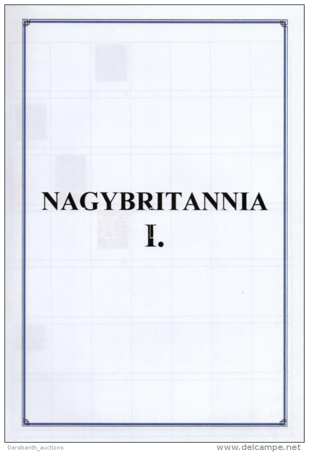 * O Nagy-Britannia 1841-2001 GyÅ±jtem&eacute;ny H&aacute;zi K&eacute;sz&iacute;t&eacute;sÅ± Lapokon GyÅ±rÅ±s... - Altri & Non Classificati