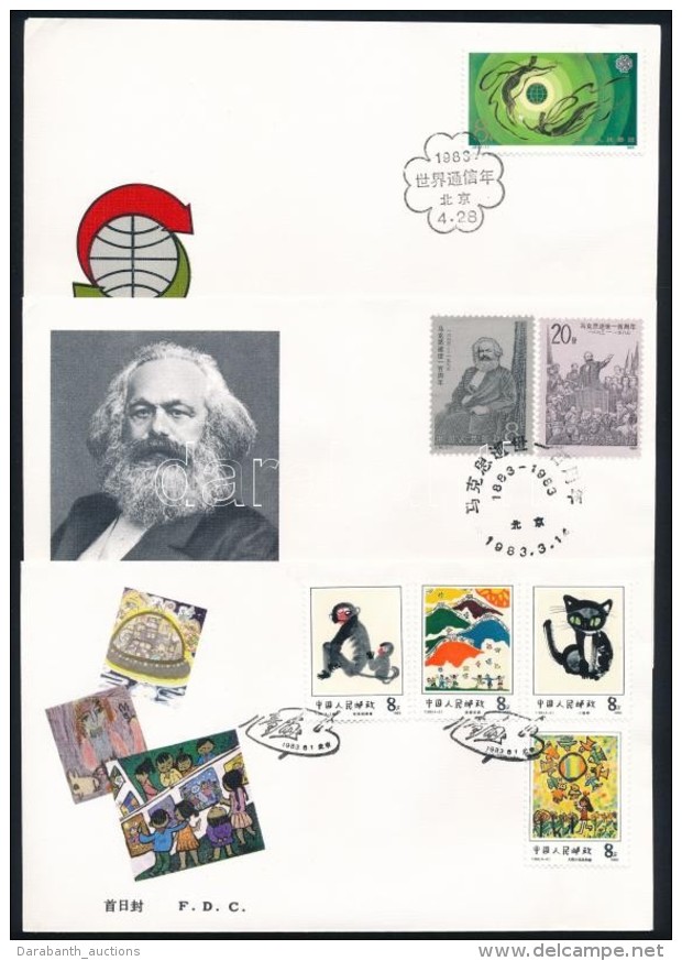 1983 7 Db FDC - Andere & Zonder Classificatie