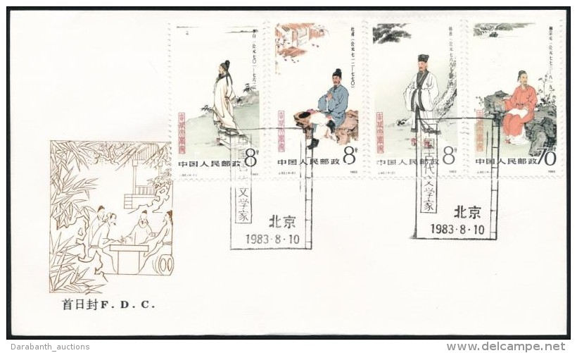 1983 R&eacute;gi K&ouml;ltÅ‘k &eacute;s Filoz&oacute;fusok FDC Mi 1892-1895 - Andere & Zonder Classificatie