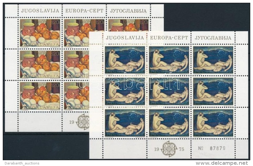 ** 1975 Europa CEPT: Festm&eacute;nyekt Kis&iacute;v Sor Mi 1598-1599 I - Andere & Zonder Classificatie