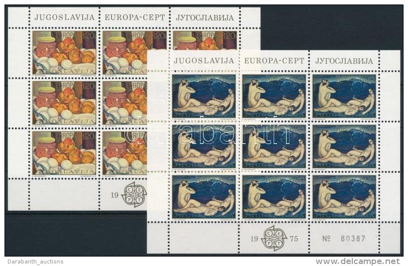 ** 1975 Europa CEPT: Festm&eacute;nyekt Kis&iacute;v Sor Mi 1598-1599 I - Other & Unclassified