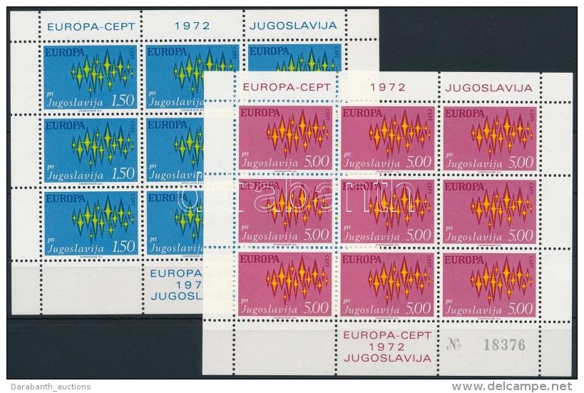 ** 1972 Europa CEPT Kis&iacute;v Sor Mi 1457-1458 - Andere & Zonder Classificatie