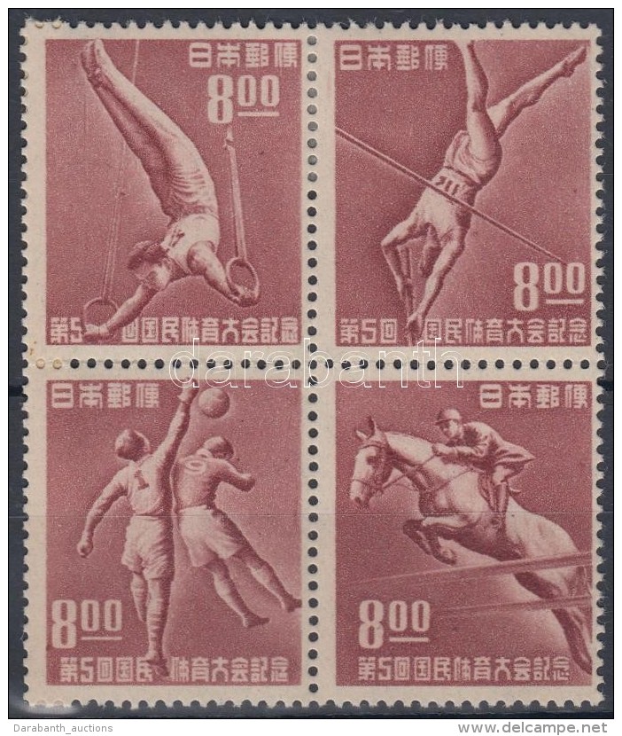 ** * 1950 Sportfesztiv&aacute;l N&eacute;gyest&ouml;mb Mi 507-510 (2 &eacute;rt&eacute;k Falcos) - Andere & Zonder Classificatie