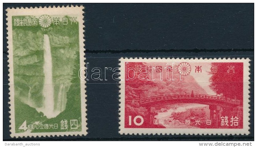 * 1938 Nikko-Nemzetipark 2 &eacute;rt&eacute;k Mi 273-274 - Autres & Non Classés