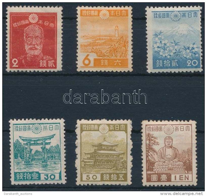 * 1937/1944 Forgalmi 6 &eacute;rt&eacute;k Mi 255 A, 259 A, 265 A, 268 A, 269 A - Autres & Non Classés