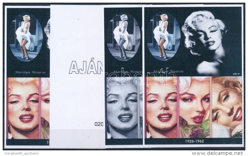 ** 2010/34 Marilyn Monroe 4 Db-os Eml&eacute;k&iacute;v Garnit&uacute;ra (28.000) - Andere & Zonder Classificatie