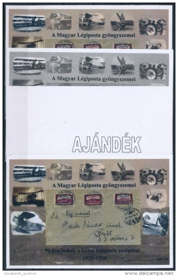 ** 2010/41 L&eacute;giposta 1920 4 Db-os Eml&eacute;k&iacute;v Garnit&uacute;ra (28.000) - Sonstige & Ohne Zuordnung