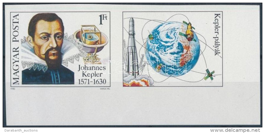 ** 1980 Johannes Kepler V&aacute;gott &iacute;vsarki Szelv&eacute;nyes B&eacute;lyeg (3.000) - Autres & Non Classés