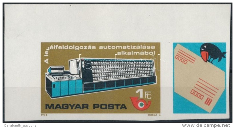 ** 1978 A Lev&eacute;lfeldolgoz&aacute;s Automatiz&aacute;l&aacute;sa V&aacute;gott &iacute;vsarki... - Other & Unclassified