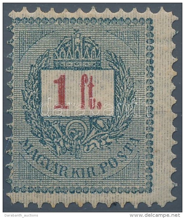 * 1888 Sztereotip B&eacute;lyeg 1 Ft 11 1/2 Fogaz&aacute;ssal (75.000) Friss Darab! - Altri & Non Classificati